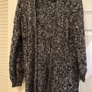 LC Lauren Conrad Black and White Cardigan